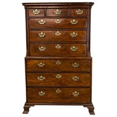 Used George II Mahogany Chest on Chest