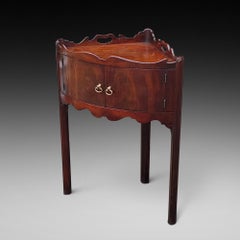 George II Mahogany Corner Night Stand