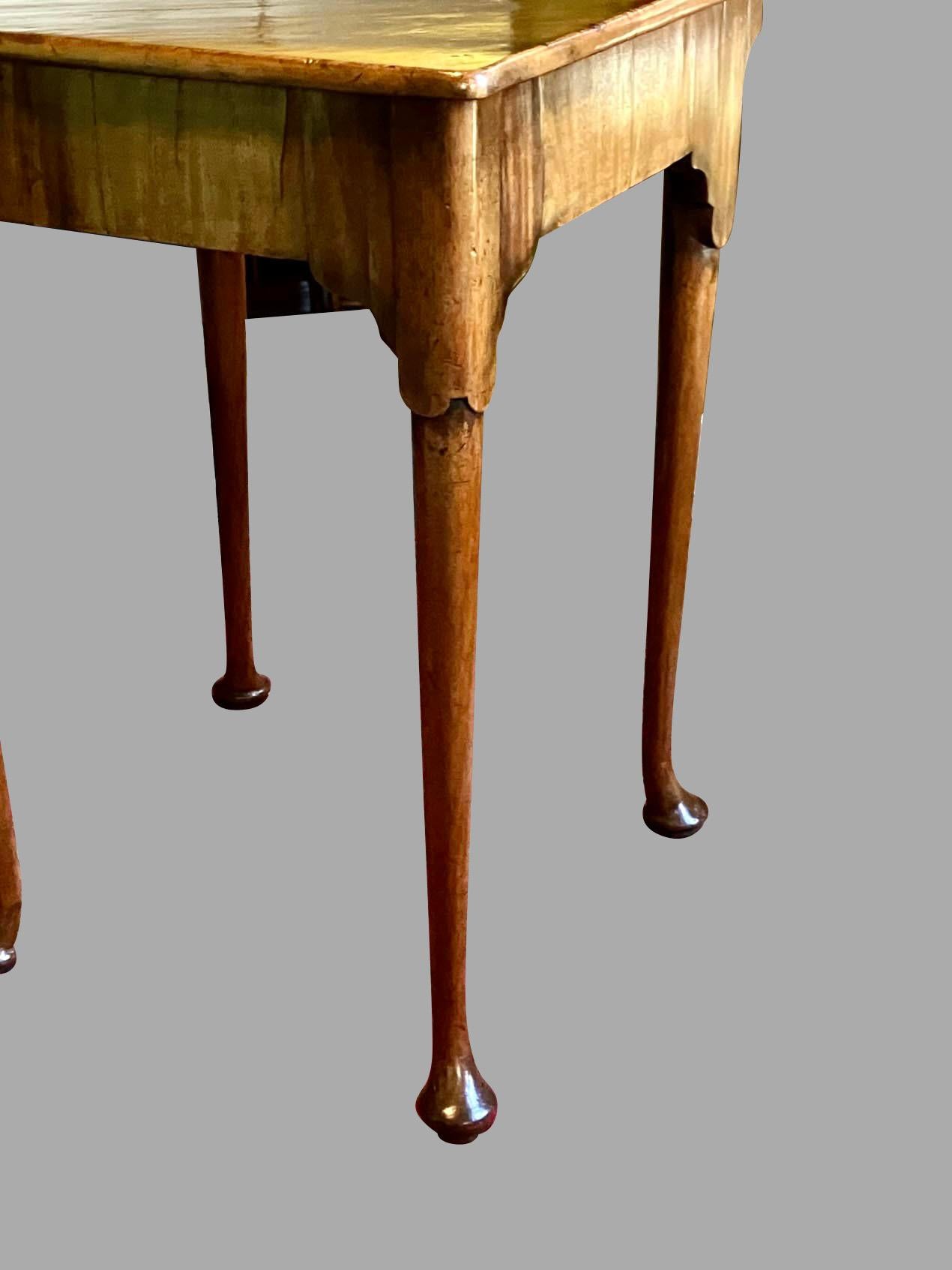 George II Mahogany Envelope or Corner Table Circa 1740 8