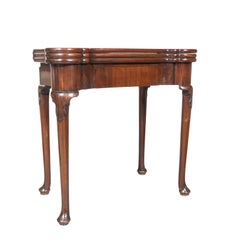 George II Mahogany Games Table