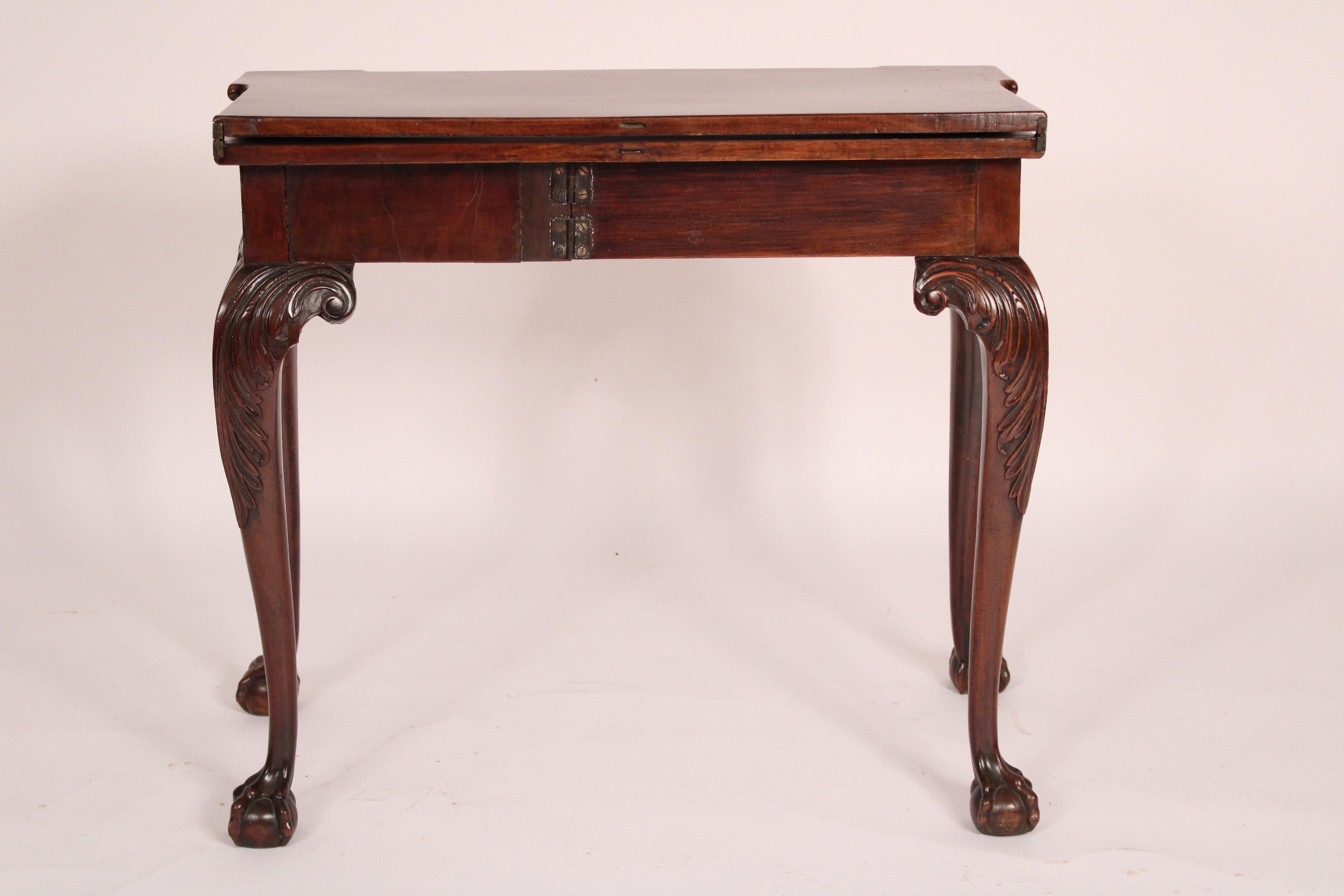 George II Mahogany Games Table For Sale 1
