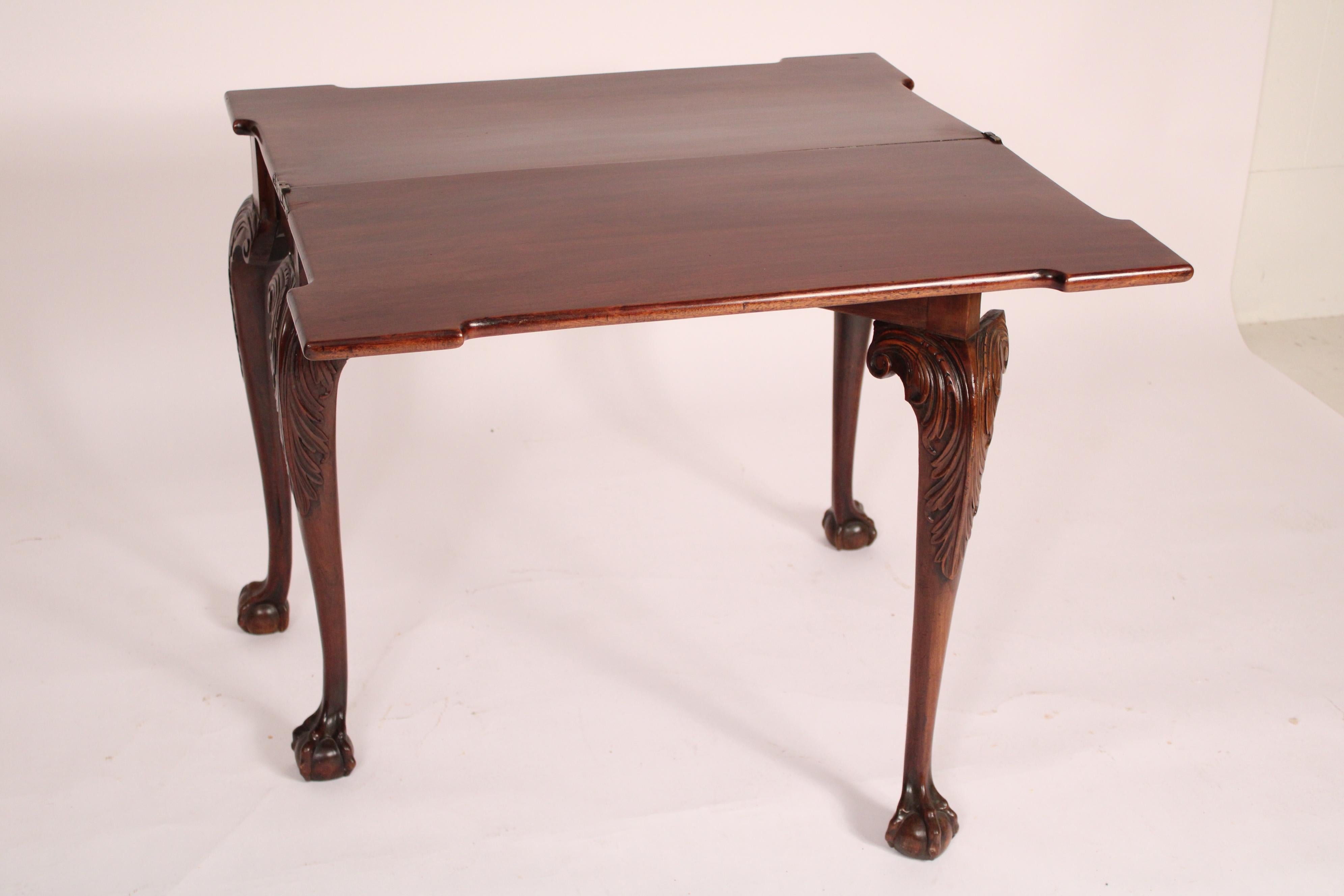 George II Mahogany Games Table For Sale 2