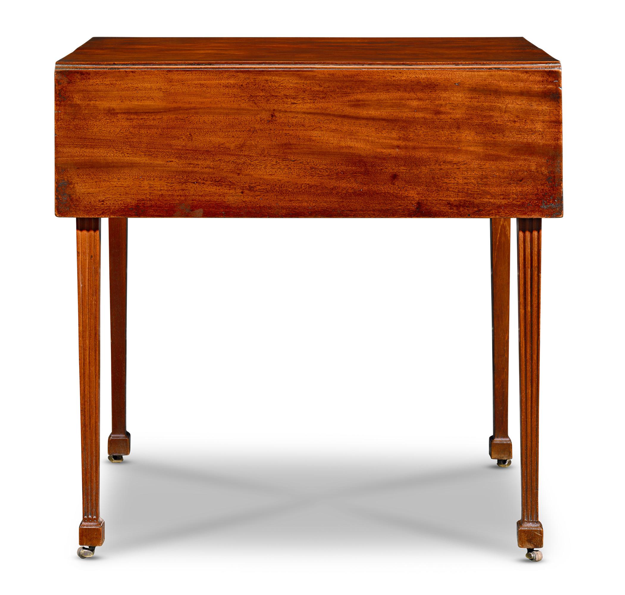 Pembroke Table
Thomas Chippendale
Circa 1780

This highly significant Pembroke table is a rare example of Thomas Chippendale's exceptional craftsmanship, showcasing his legacy's unparalleled artistry. Its architectural elegance is evident in the