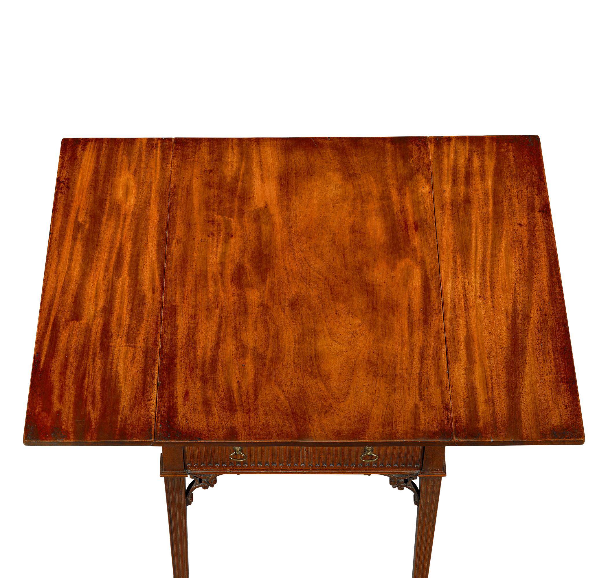 English George II Mahogany Pembroke Table by Thomas Chippendale For Sale