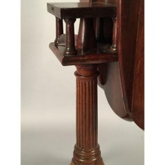George II Mahogany Scalloped Tripod Table