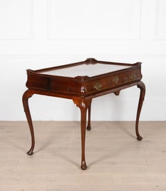 George II Mahogany Tray Top Side Table
