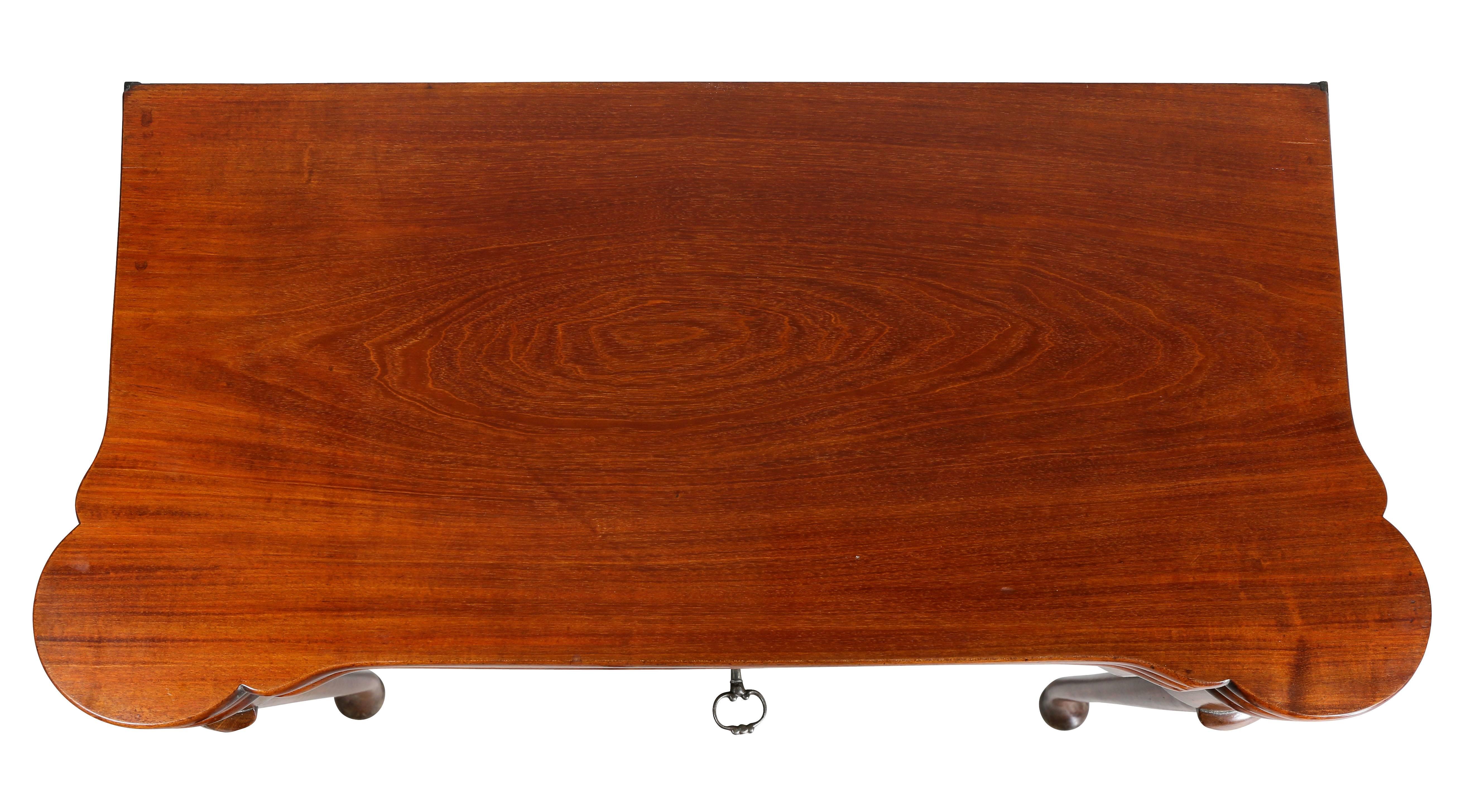 English George II Mahogany Triple Top Games Table