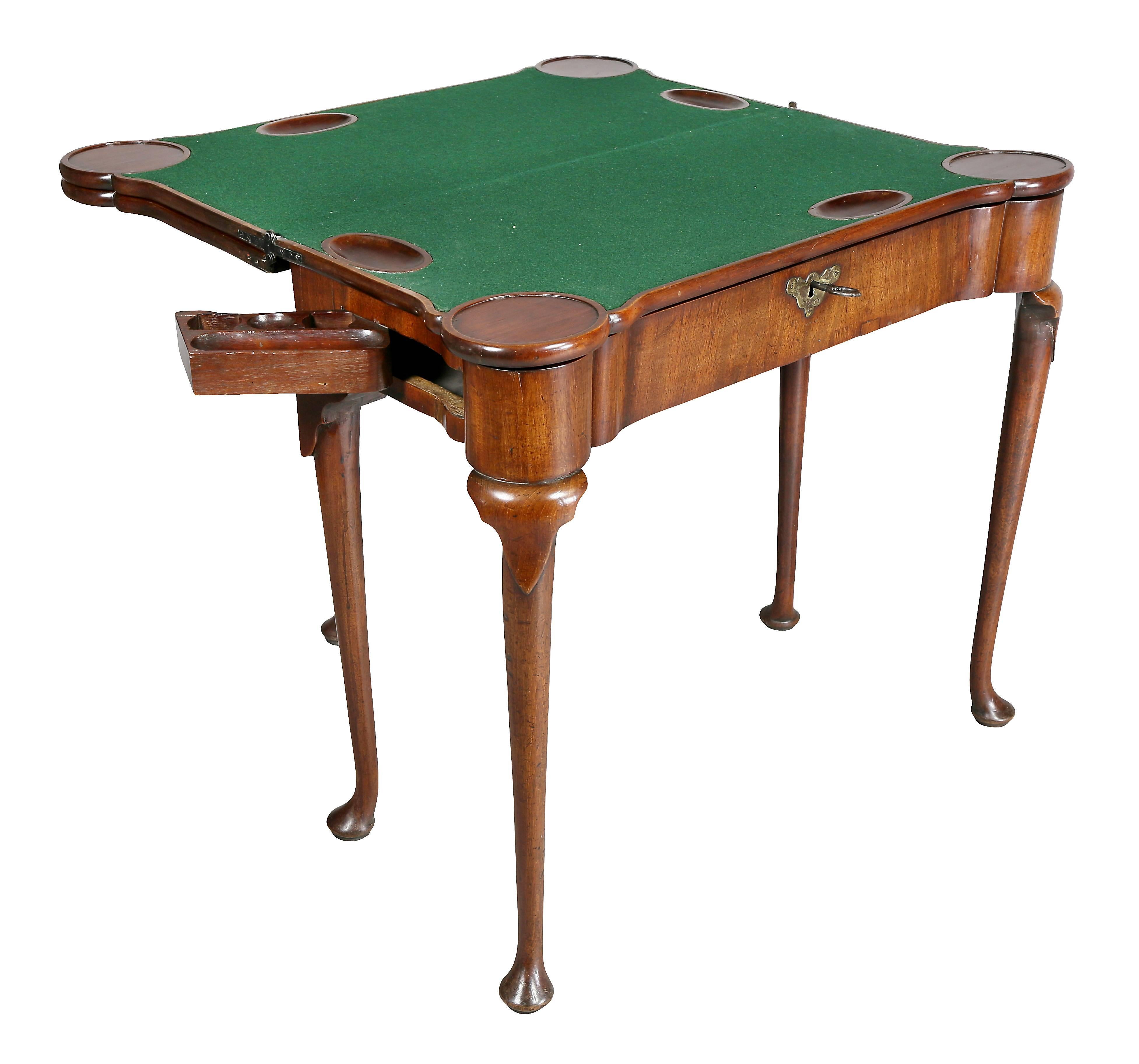 Other George II Mahogany Triple Top Games Table For Sale