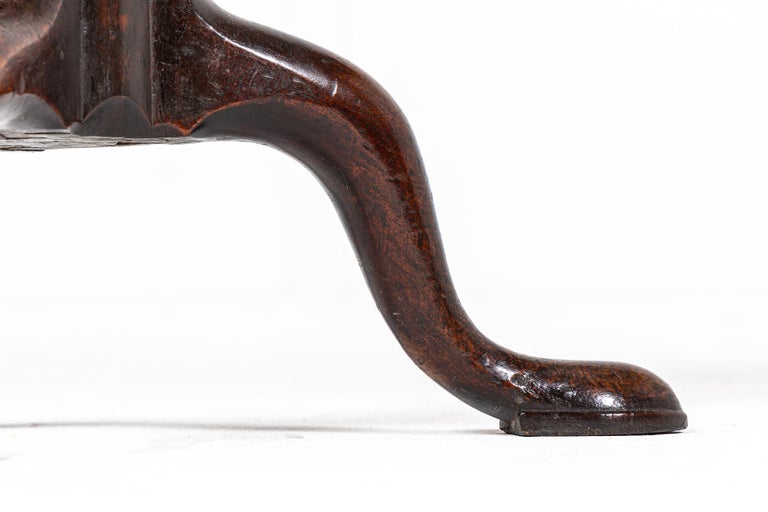 George II Mahogany Tripod Occasional Table For Sale at 1stDibs
