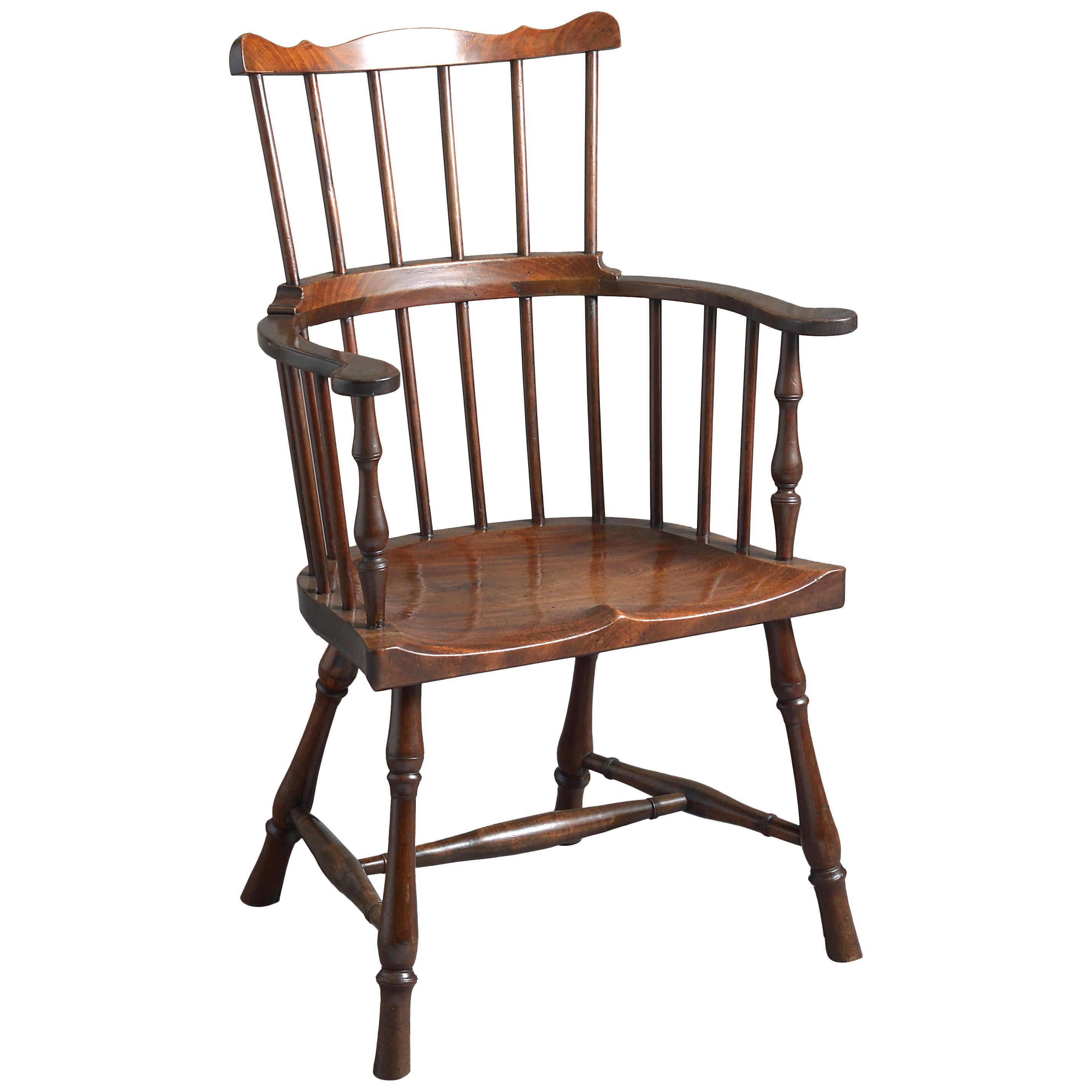 George II Mahogany Windsor Chair