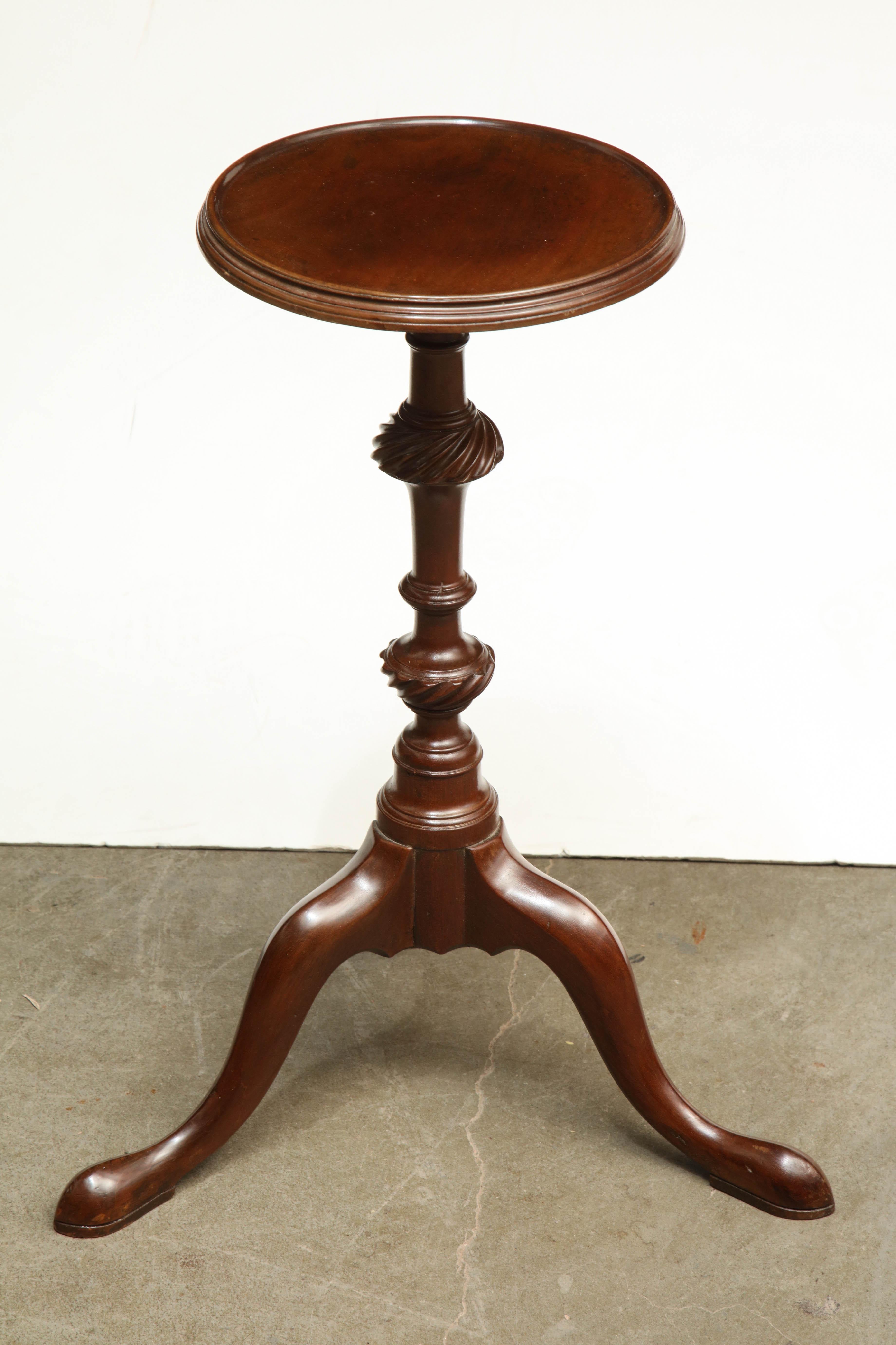 George II Mahogany Wine Table In Good Condition In Westwood, NJ