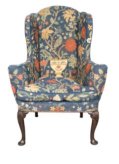 Sedia ad ala in mogano George II