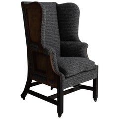 George II Mahogany Wing Chair