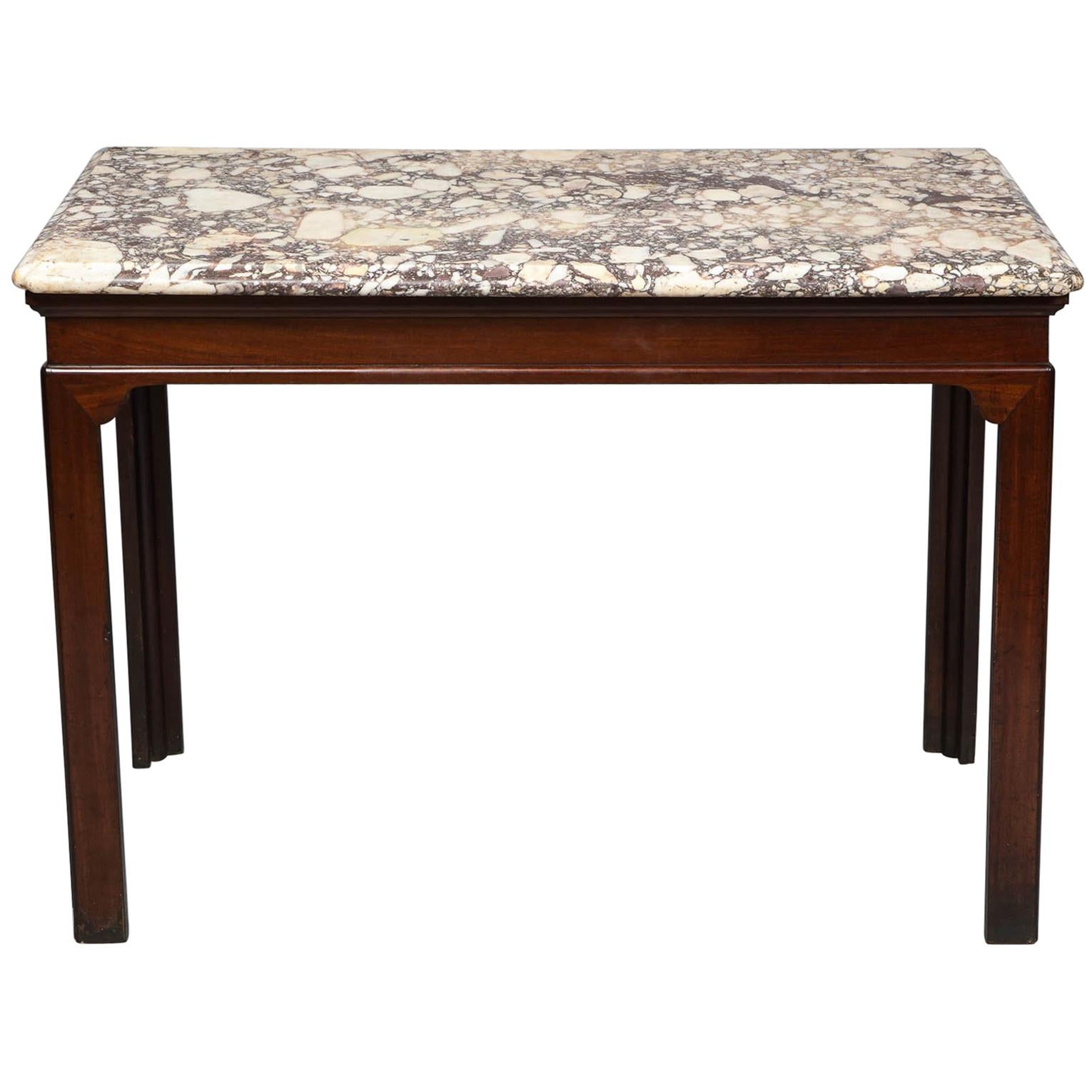 George II Marble Top Console