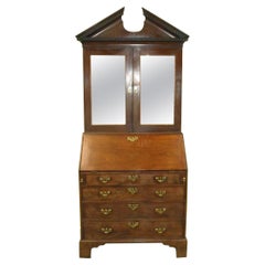 George II Mirror Door Secretary