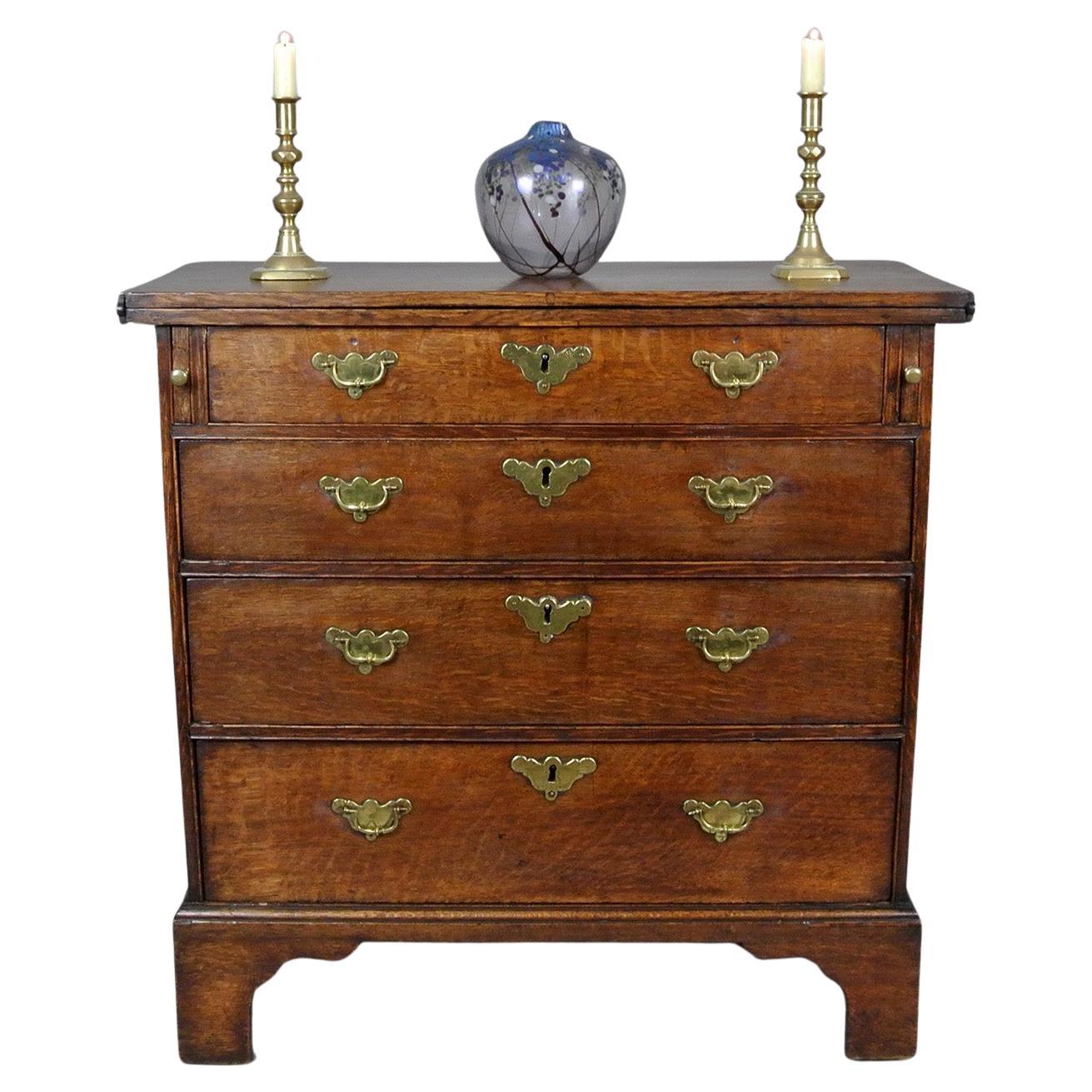 George II Oak Bachelor’s Chest of Small Proportions c. 1740