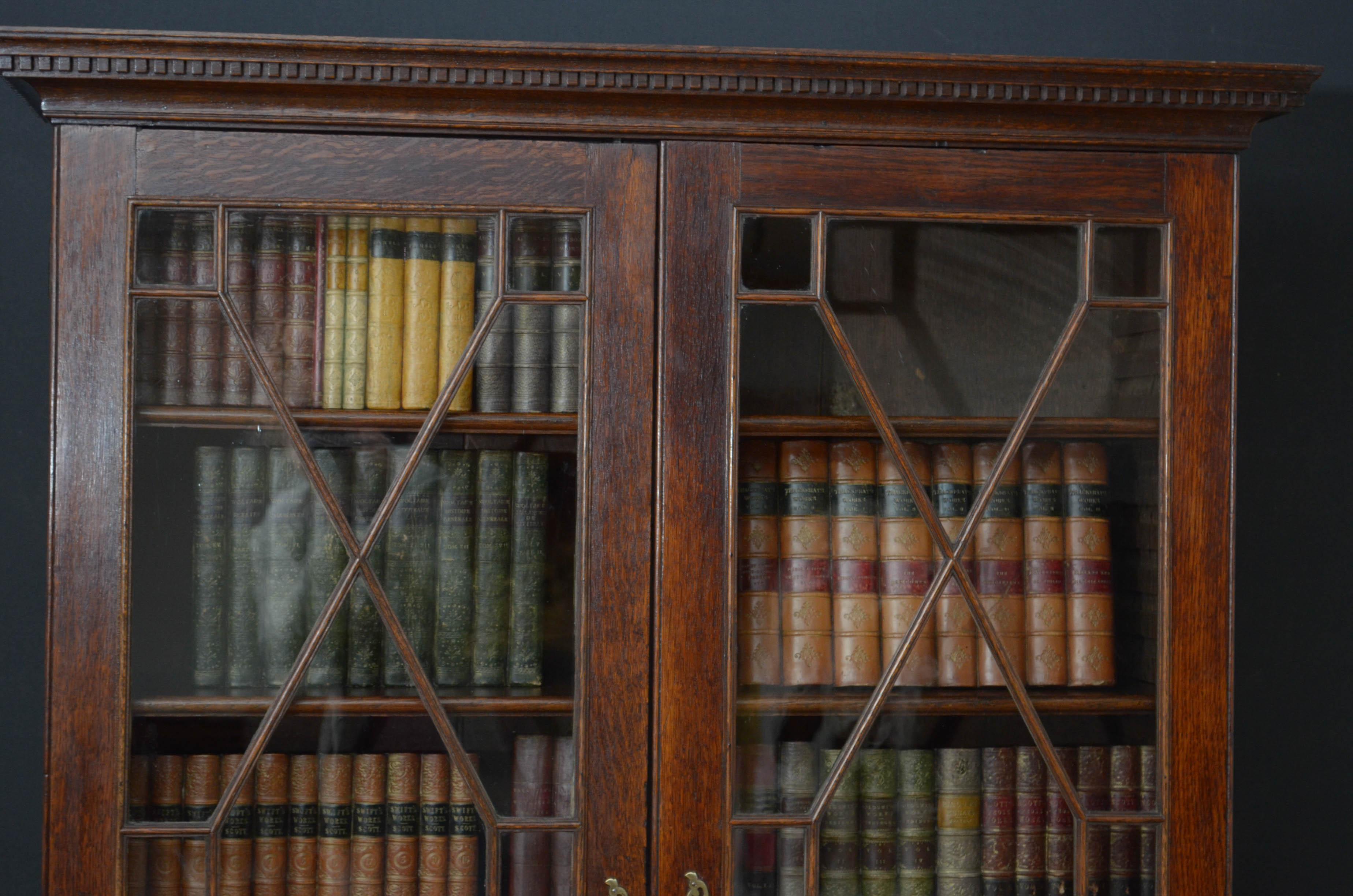 English George II Oak Bookcase