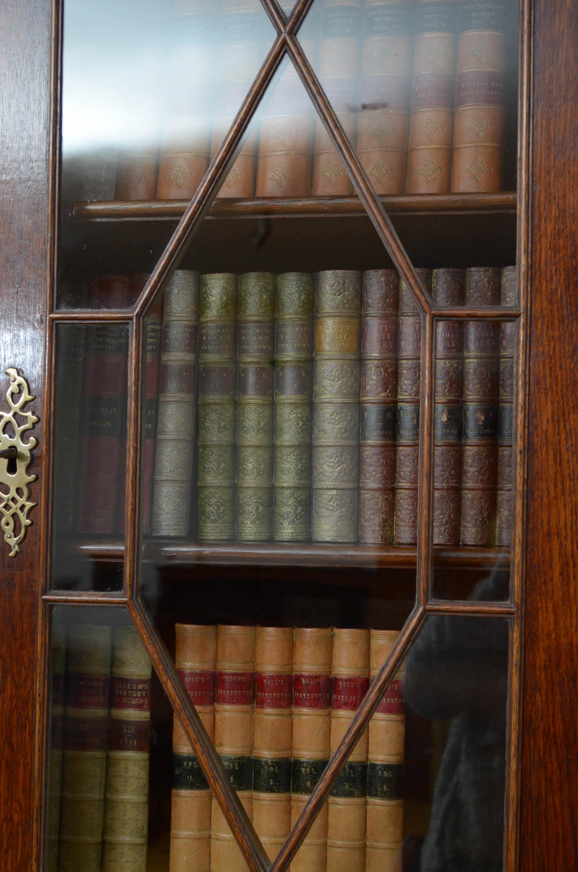 Mid-18th Century George II Oak Bookcase