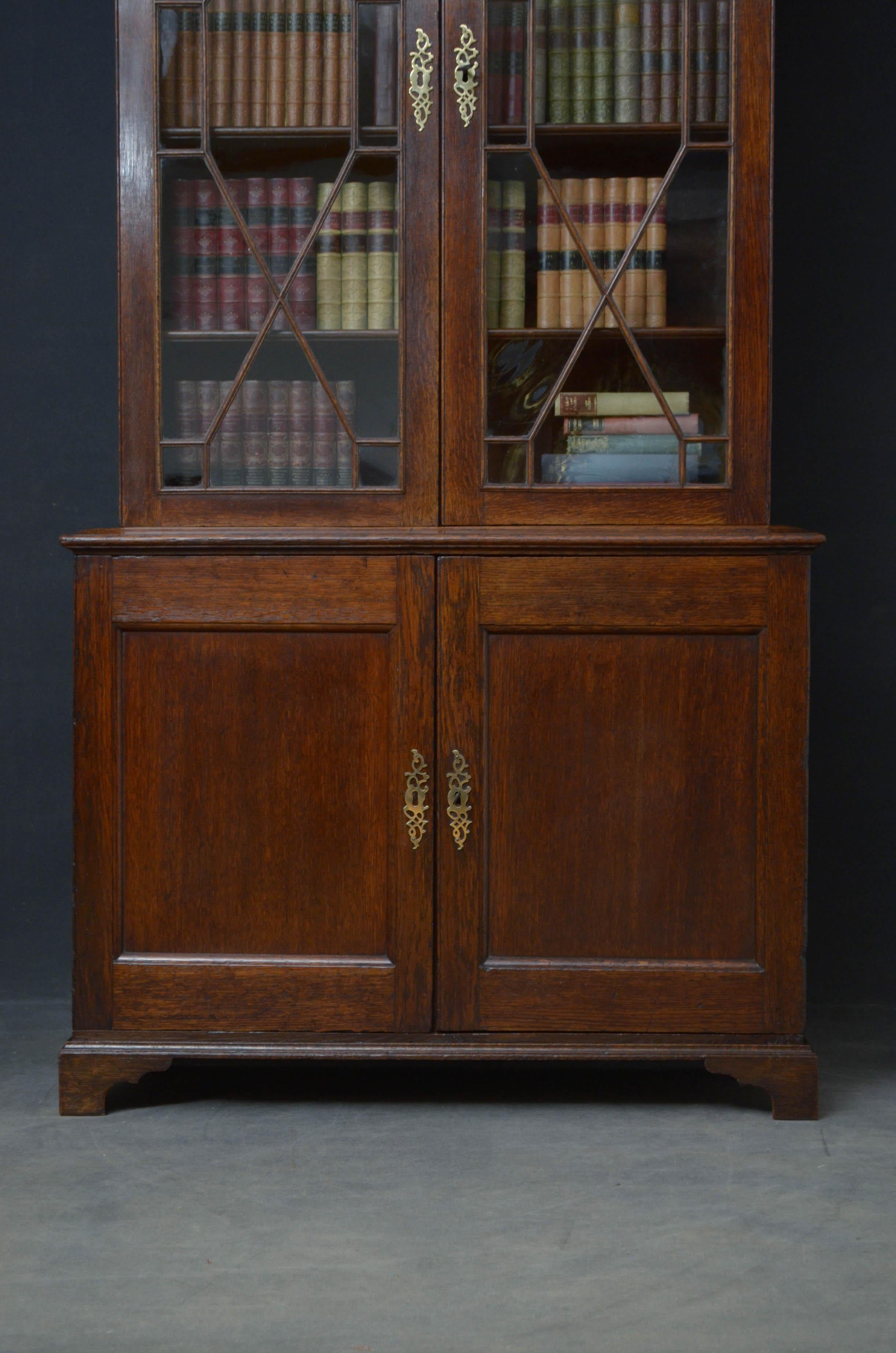 George II Oak Bookcase 3