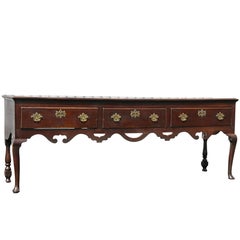 George II Oak Dresser Base