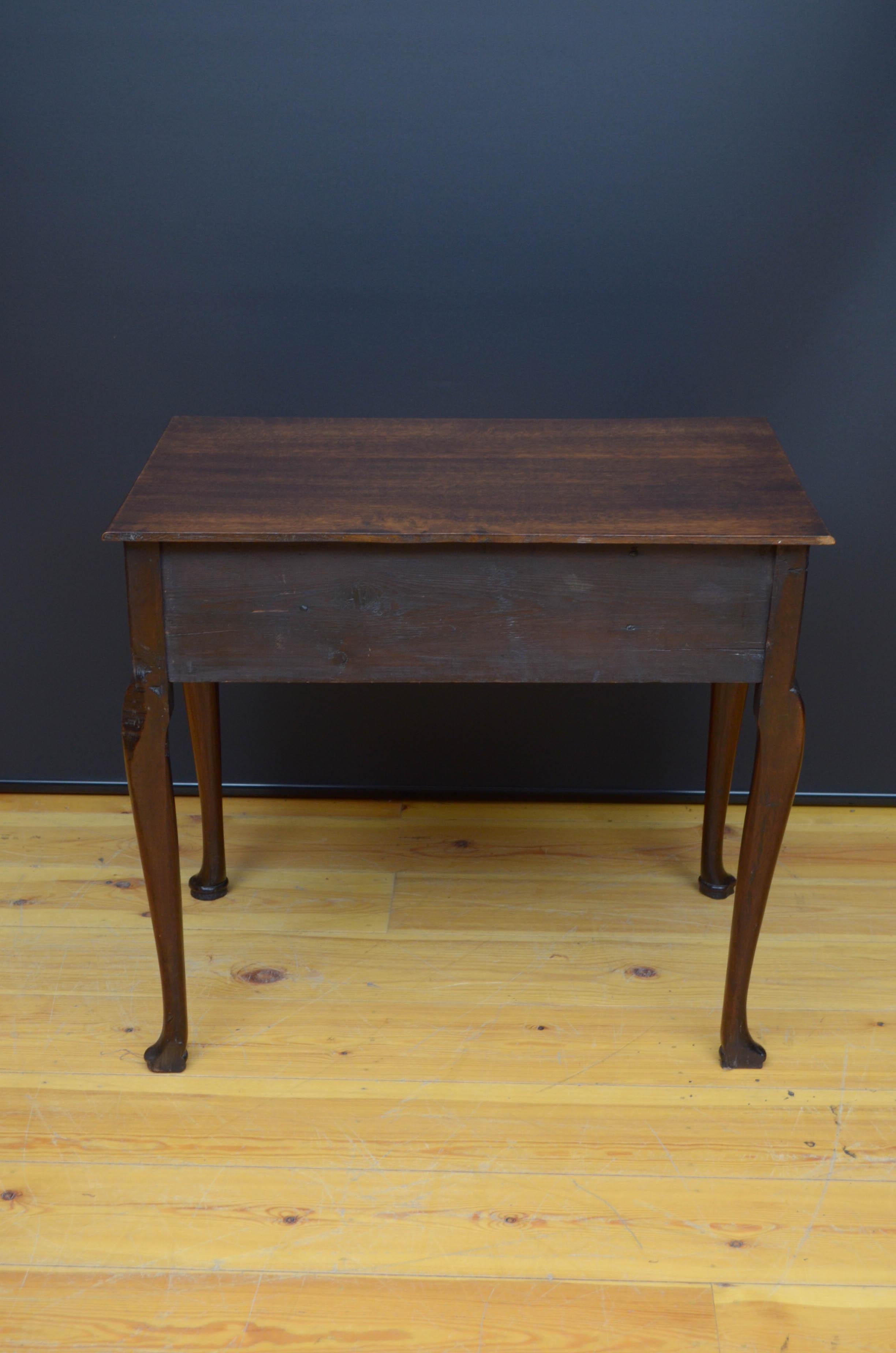 George II Oak Lowboy Table For Sale 6
