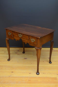 George II Oak Lowboy Table