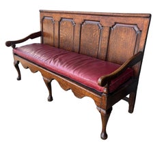 George II Oak Settle