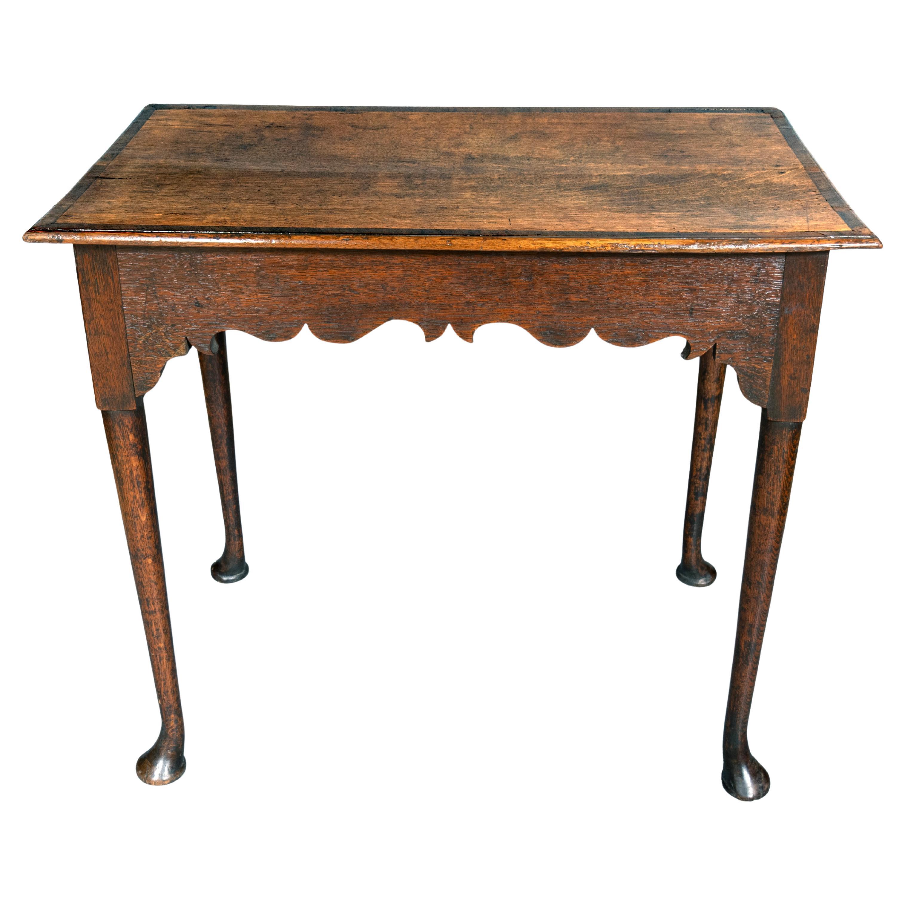 George II Oak Tavern Table