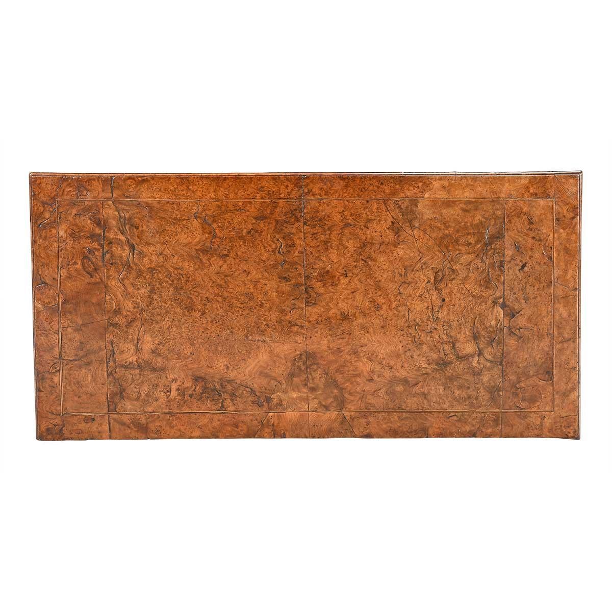 Inlay George II Period Burr Elm Chest of Drawers For Sale