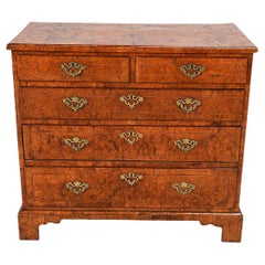George II Period Burr Elm Chest of Drawers
