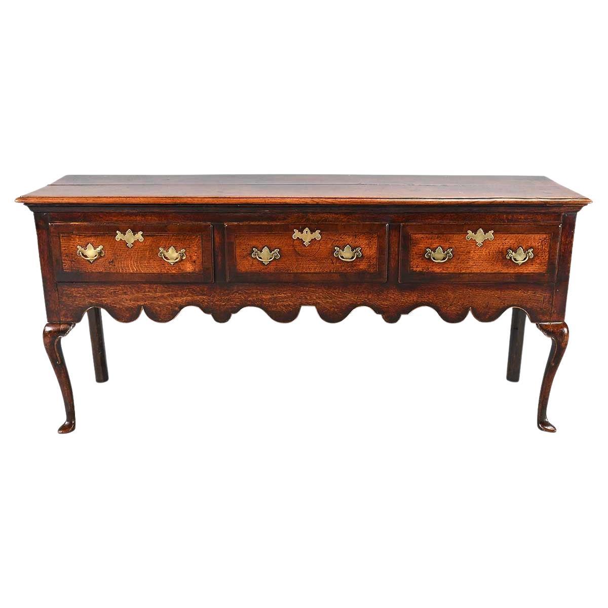 George II Period Dresser on Cabriole Legs For Sale