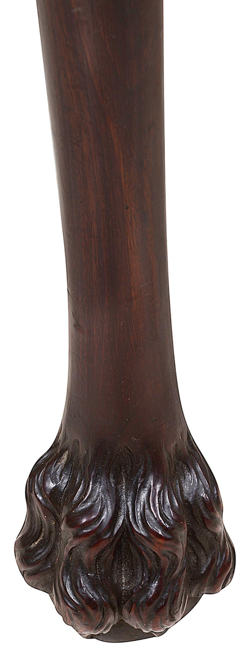 George II period Mahogany card table For Sale 1