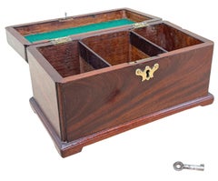 Porta tè in mogano del periodo Giorgio II