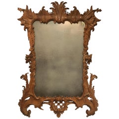 George II Period Rococo Carved Mirror Frame of Astonishing Quality and Detail