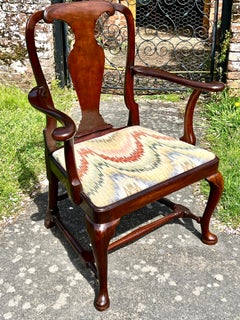George II Period Walnut Armchair