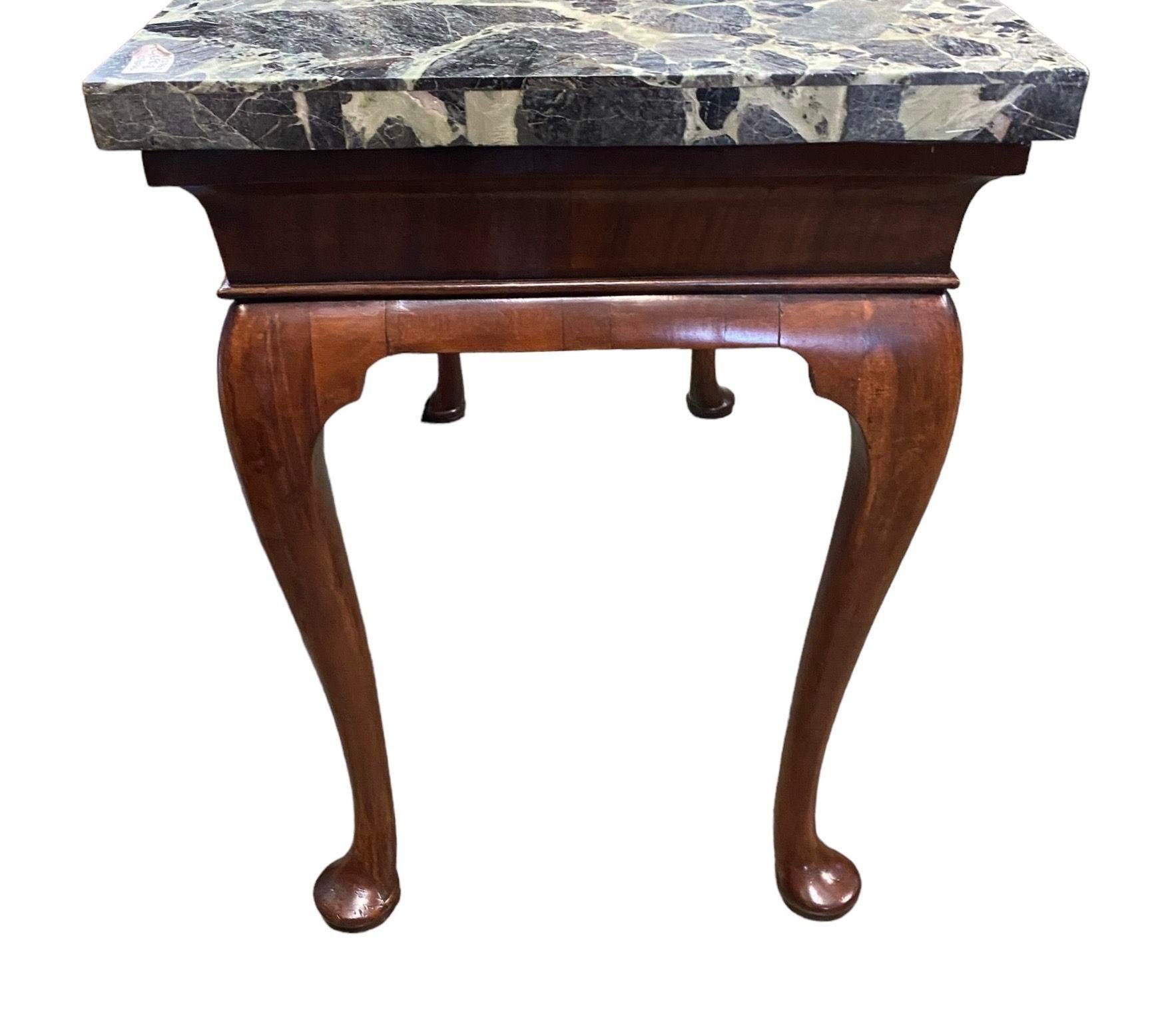 English George II Period Walnut Center Table For Sale