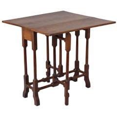 George II Period Walnut Drop-Leaf Table