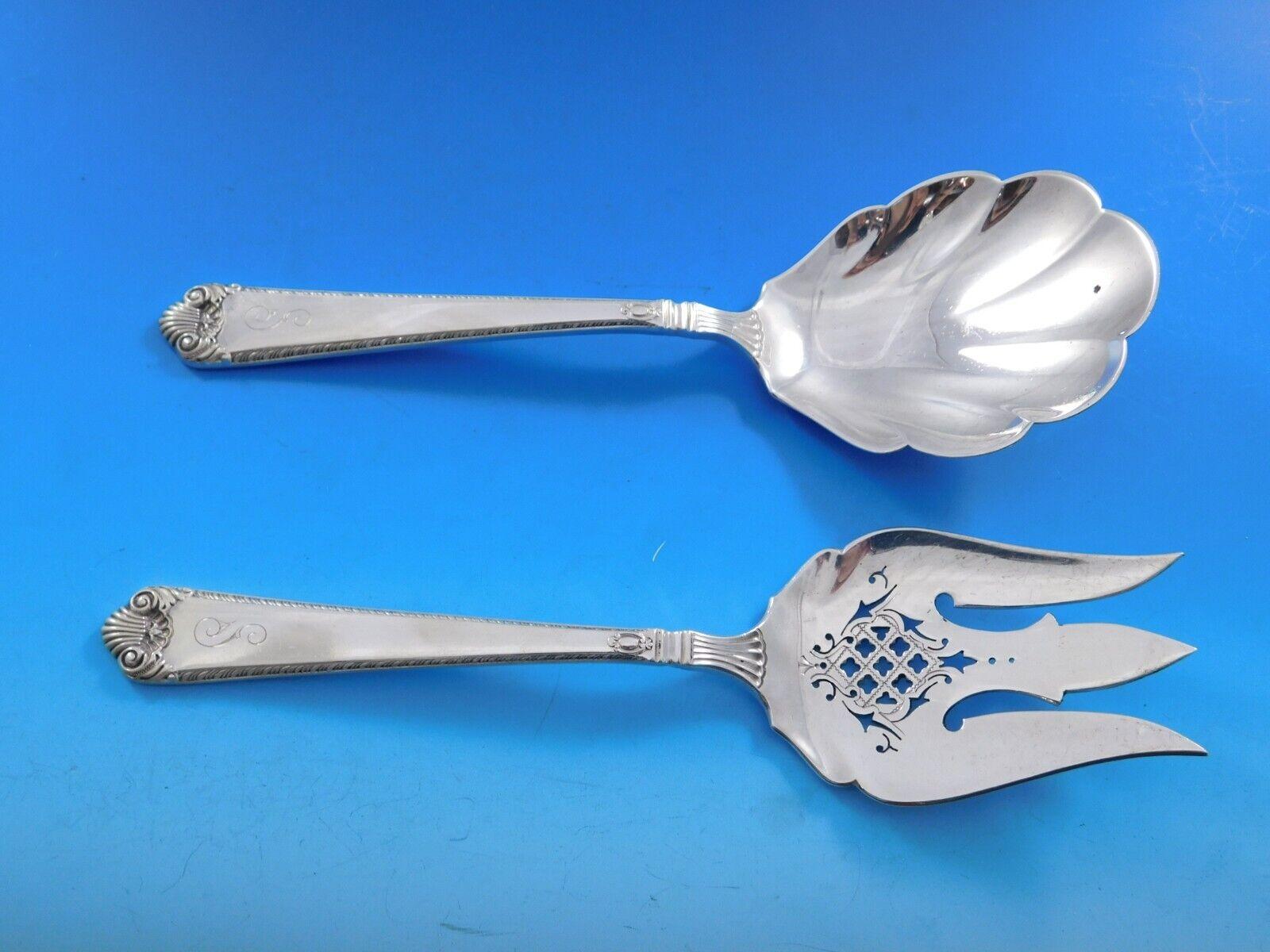 Service d'argenterie sterling George II Rex par Watson, 59 pièces en vente 5