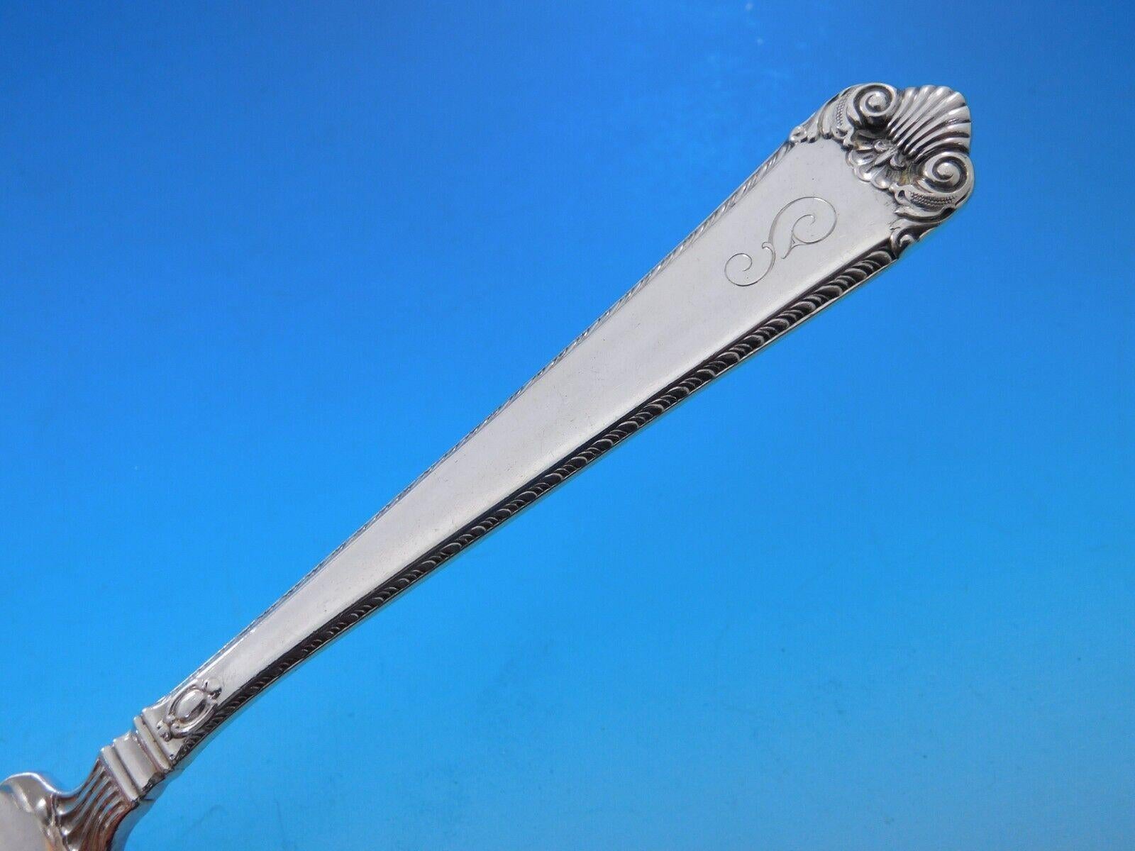 Milieu du XXe siècle Service d'argenterie sterling George II Rex par Watson, 59 pièces en vente