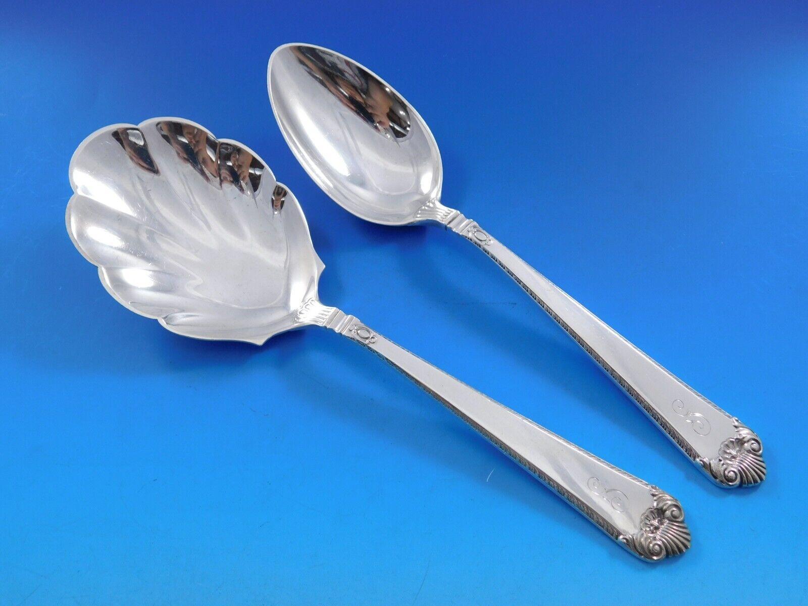 Service d'argenterie sterling George II Rex par Watson, 59 pièces en vente 4