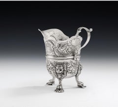 George II Rococo Irish Milk Jug Made in Dublin by Samuel Welder, circa 1750