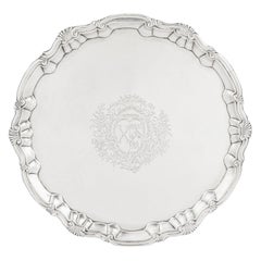 Salver di Giorgio II realizzato a Londra da William Peaston, 1752