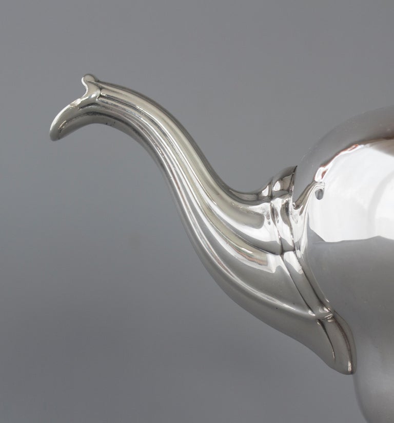 II Scottish Silver Teapot, Edinburgh 1749 by Edward Lothian at