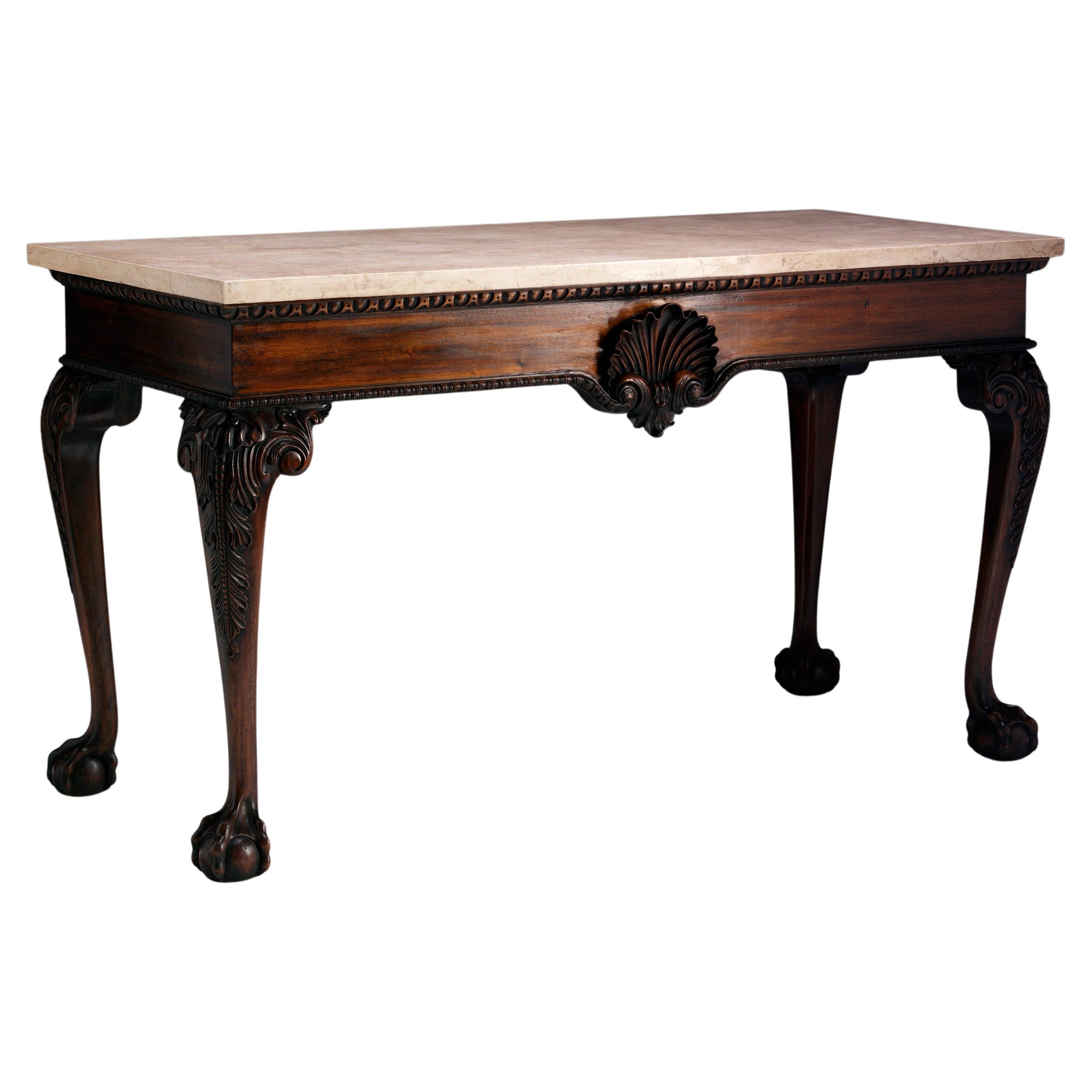 George II Shell Side Table For Sale