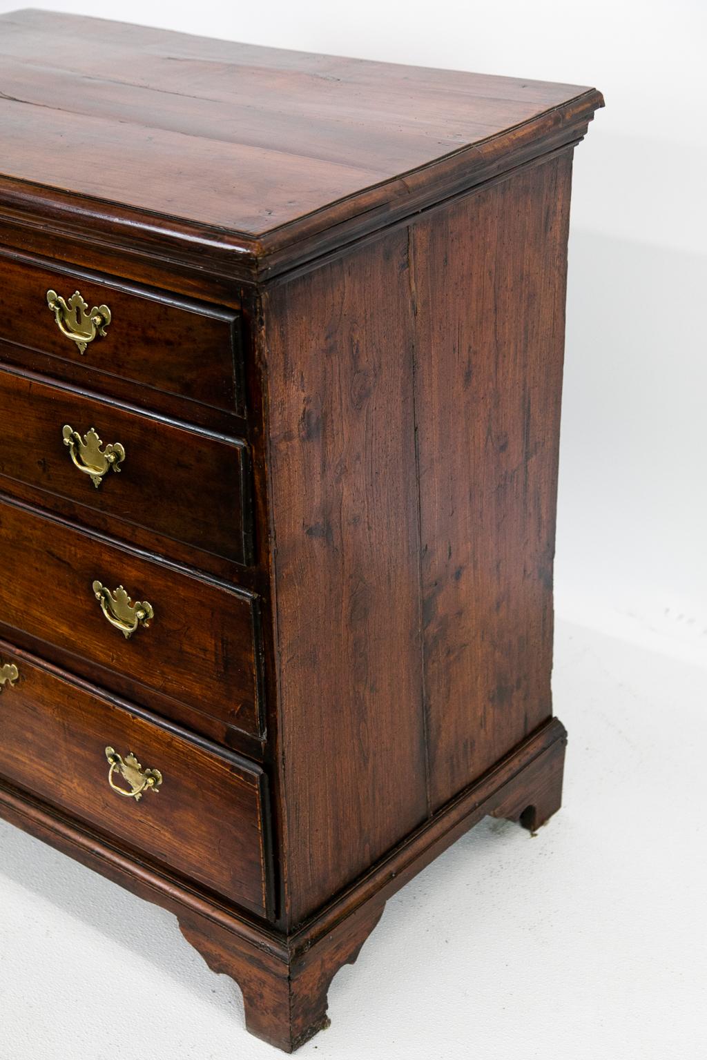 English George II Solid Cherry Chest