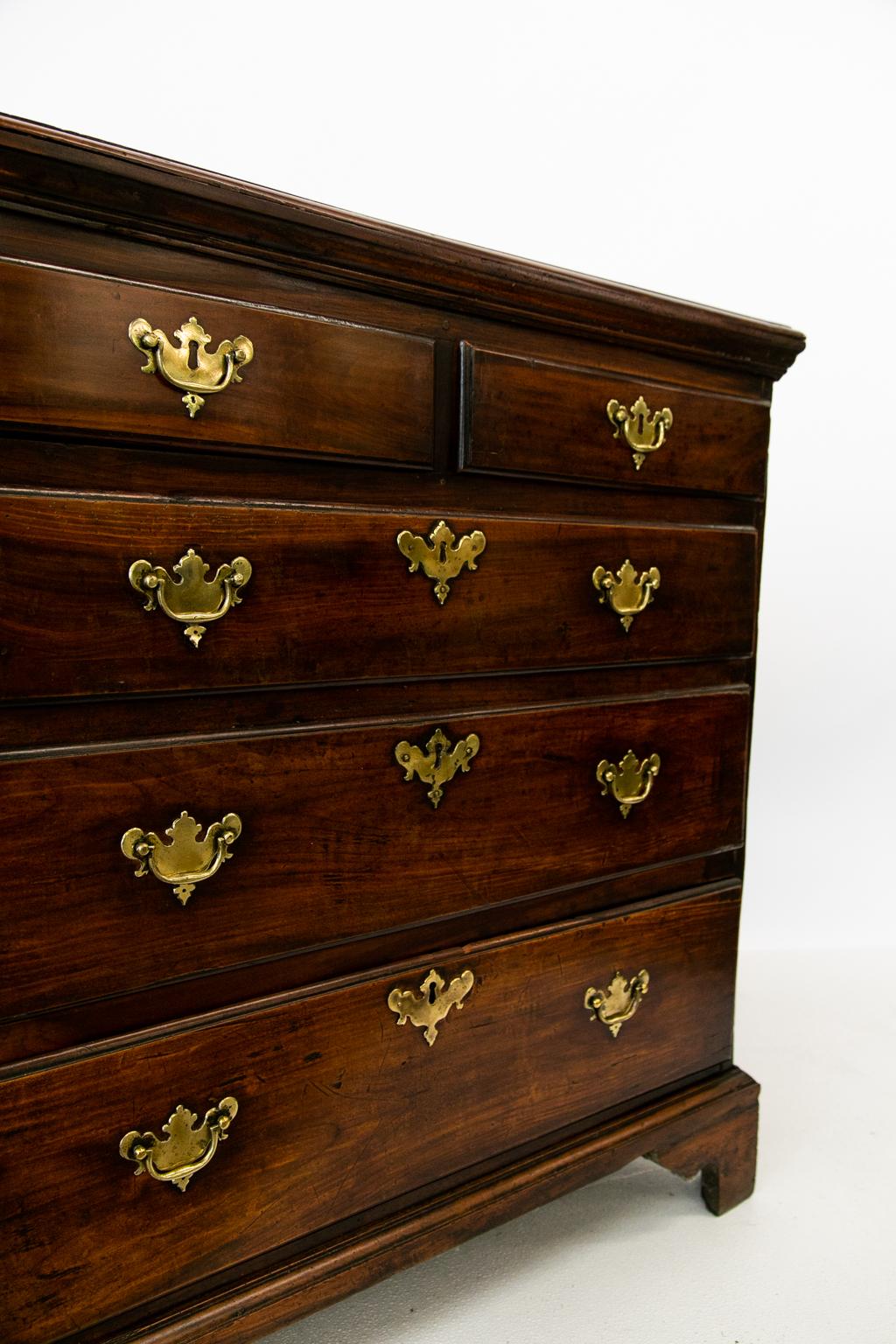 George II Solid Cherry Chest 3