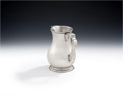 Jarra de pico de gorrión Jorge II Fabricada en Londres por Richard Bayley, 1737