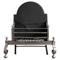 George II Steel and Iron Fire Grate