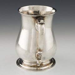 George II Sterling Silver Tankard London, 1744