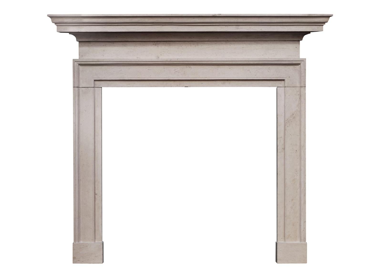 George II Style Ancaster Stone Fireplace 1